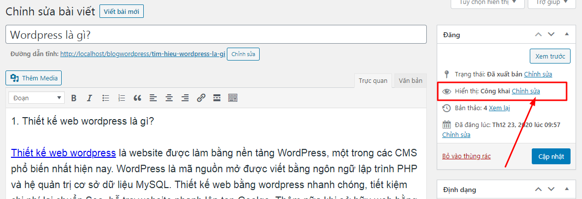 Tìm hiểu chi tiết về Bài viết WordPress là gì ?