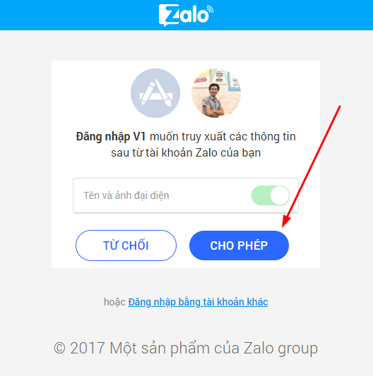 Hướng dẫn đăng nhập vào Website WordPress bằng tài khoản Zalo