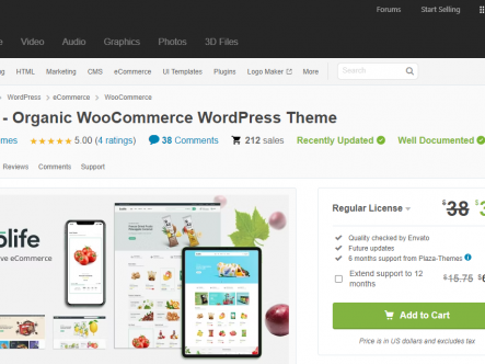 Chia sẻ Theme WordPress bản quyền Miễn Phí – Sạch mua từ Themeforest