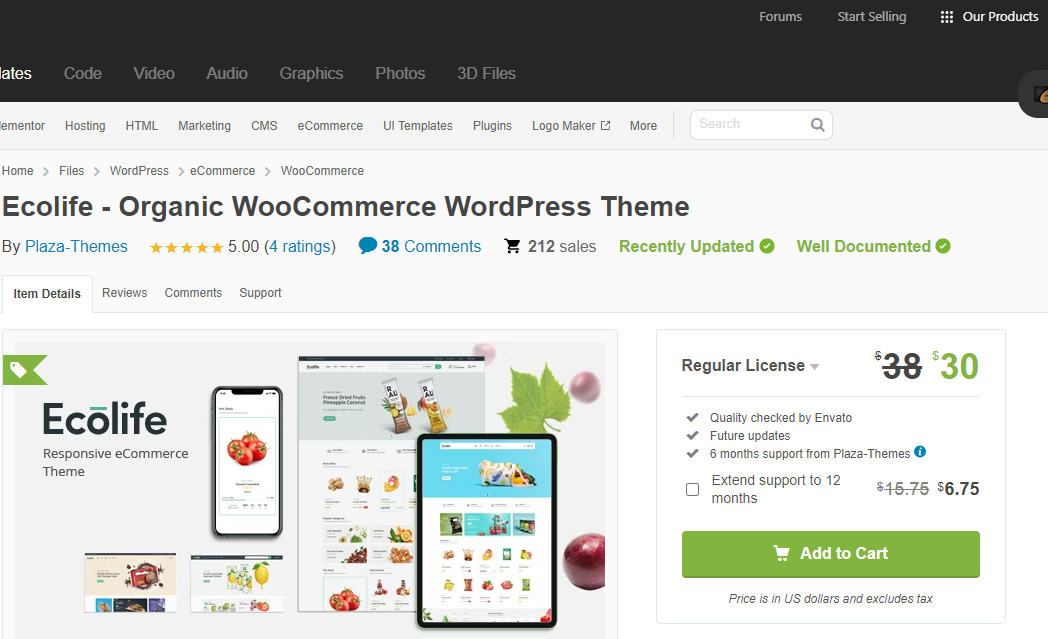 Chia sẻ Theme WordPress bản quyền Miễn Phí - Sạch mua từ Themeforest